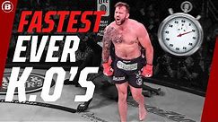 Counting Down The FASTEST Knockouts in Bellator History!⏰🥊 | Bellator MMA