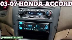 2003-2007 Honda accord radio removal and replacement
