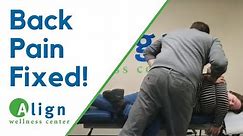 How to Crack Lower Back, Hips — Real Chiropractic Adjustment