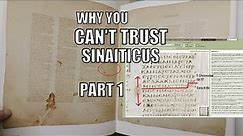 05 Why You Can't Trust Sinaiticus