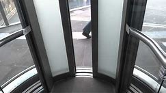 Mitsubishi hydraulic glass elevator at Museum of London