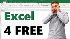 How to get Microsoft Excel for FREE!!!