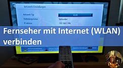 Fernseher mit Internet (WLAN) verbinden