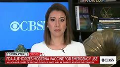 Moderna vaccine given emergency use authorization