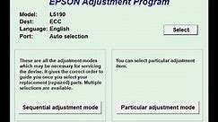 How to Reset Epson L5190 With Resetter