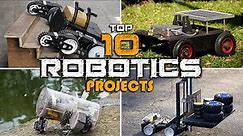 Top 10 Robotics Projects for Students and Engineers | DIY Robots Ideas