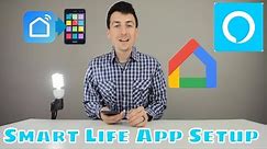 Smart Life App Setup Amazon Alexa | Smart Life App Setup Google Assistant Google Home