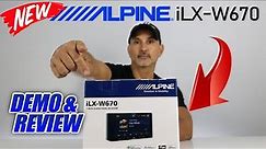 New Alpine iLX-W670 double din car stereo headunit. Demo and review