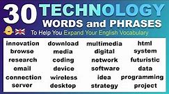 30 Technology English Words and Phrases To Help You Expand Your English Vocabulary