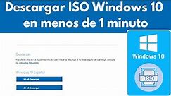 Descargar Windows 10 ISO 2024, 32 O 64 bits Home y PRO ORIGINAL desde Microsoft USB