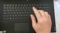 Lenovo laptop how to turn on back-lit keyboard