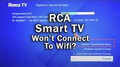 How to Fix an RCA TV that Won't Connect to WiFi | 10-Min Fix