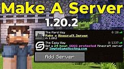How To Make a Minecraft Server in 1.20.2