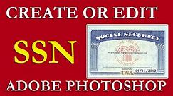 How to Edit SSN | SSN PDF Template Download Free