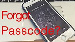 Forgot iPhone Passcode - Here's How to Reset It on iPhone 7 Plus, 7, 6S, 6, SE, 5S, 5C, 5, 4S & 4