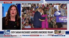 Sarah Huckabee Sanders endorses Trump for 2024