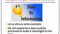 Computer Science Lesson 1: Differentiating data and information