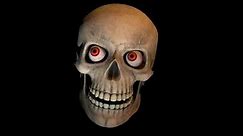 Halloween Projection Skeleton Skull Loop 2021