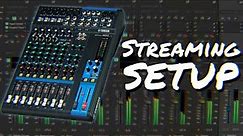 How to set up a mixer for live streaming | Yamaha MG12XU Virtual Walkthrough