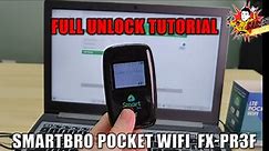 SMART BRO POCKET WIFI LTE FX-PR3F Full Unlocking Tutorial Plus Wifi Setting and Gigalife Hacks