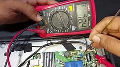 How to backlight voltage testing All led tv