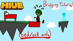 Bridging tutorial for minecraft bedrock edition
