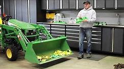 John Deere 1025r 2025r 3033r Custom grab hooks and products manufactured in USA by Jufabworks!