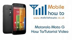 How To Quickly Access The Camera - Motorola Moto G