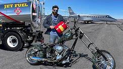 I PUT Jet Fuel in my Orange County Chopper Motorcycle