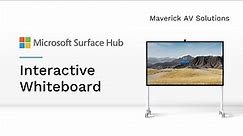 Microsoft Surface Hub 2S - How to use the interactive whiteboard display?