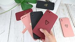 Love heart Phone Case for iPhone 7/8 Plus Xs Max with Strap