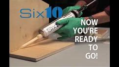 How to use WEST SYSTEM® Six10 thickened epoxy adhesive