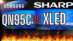 Sharp Xled vs Samsung Qn95c MiniLED Rumble!