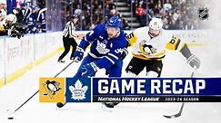 Penguins @ Maple Leafs 4/8 | NHL Highlights 2024