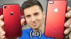RED iPhone 7 & 7 Plus Unboxing + Giveaway!