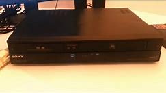 Sony RDR-VX560 DVD Burner VHS VCR Dual Recorder Dubbing Tested Working No Remote Ebay Showcase Sold!