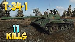 T-34-1 - 11 Frags 4.2K Damage - Not pulled out! - World Of Tanks