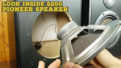 Look inside $200 Pioneer CS-5070 Speaker - What's Inside?