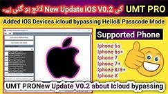 UMT New Update iPhone Unlock/Bypass | iOS V0.2 latest update | Iphone 6s to X | TECH City