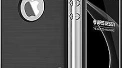 iPhone 5S Case, VRS Design [High Pro Shield][Satin Silver] - [Military Grade Protection][Slim Fit] For Apple iPhone 5S