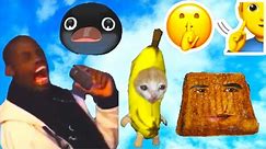 FIND the MEMES *How to get ALL 5 NEW Memes* NOOT NOOT MEWING BANANA CAT OBAMA GRILLED CHEESE! Roblox