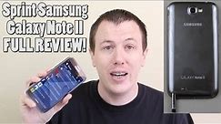 Sprint Samsung Galaxy Note 2 / II FULL REVIEW