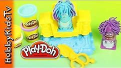 PLAY DOH Disney Monsters Inc. Scare Chair Haircut - Box Opening, Review and Play