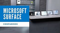 Microsoft Surface Comparison