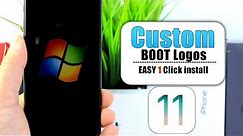 Get Custom Boot Logos on iPhone No Jailbreak iOS 11.1.2 | Easy one Click install