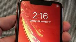 How to turn off the iphone XR