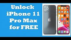 How to unlock iPhone 11 Pro Max - Free Sim Unlock iPhone 11 Pro Max