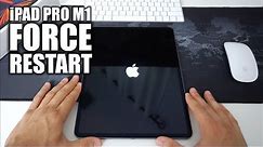 How to Force Turn OFF/Restart M1 iPad Pro 2021 - Frozen Screen Fix