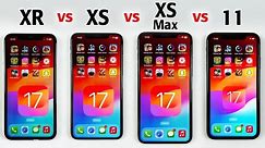 iOS 17 SPEED TEST - iPhone XR vs XS vs XS Max vs iPhone 11 - Watch Before Updating to iOS 17!