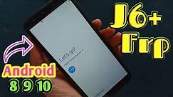 Samsung J6 plus (SM-J610F) Frp bypass android 8-9-10 without pc